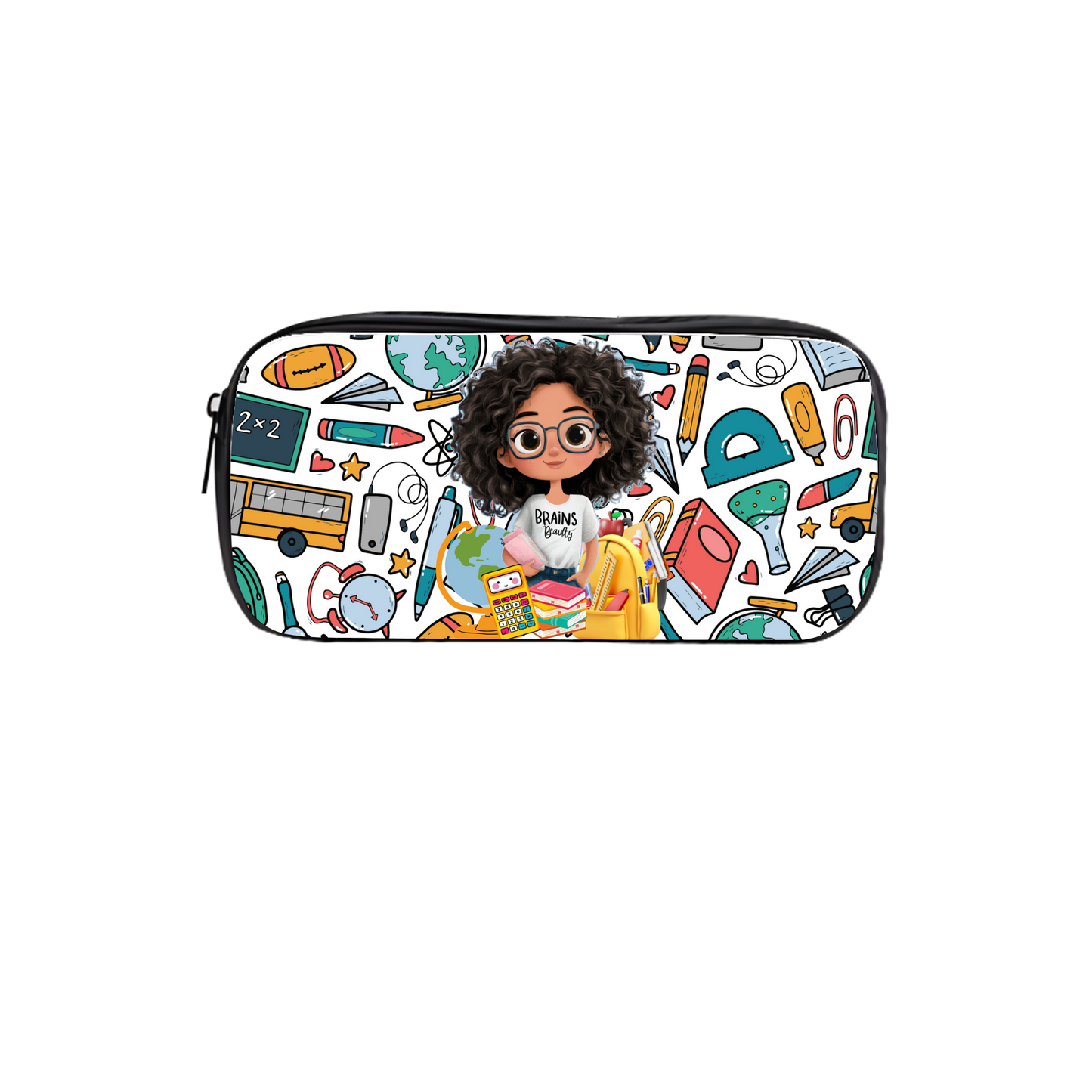 Brains & Beauty – Smart & Stylish Custom Backpack, Lunch Bag & Pencil Case Set