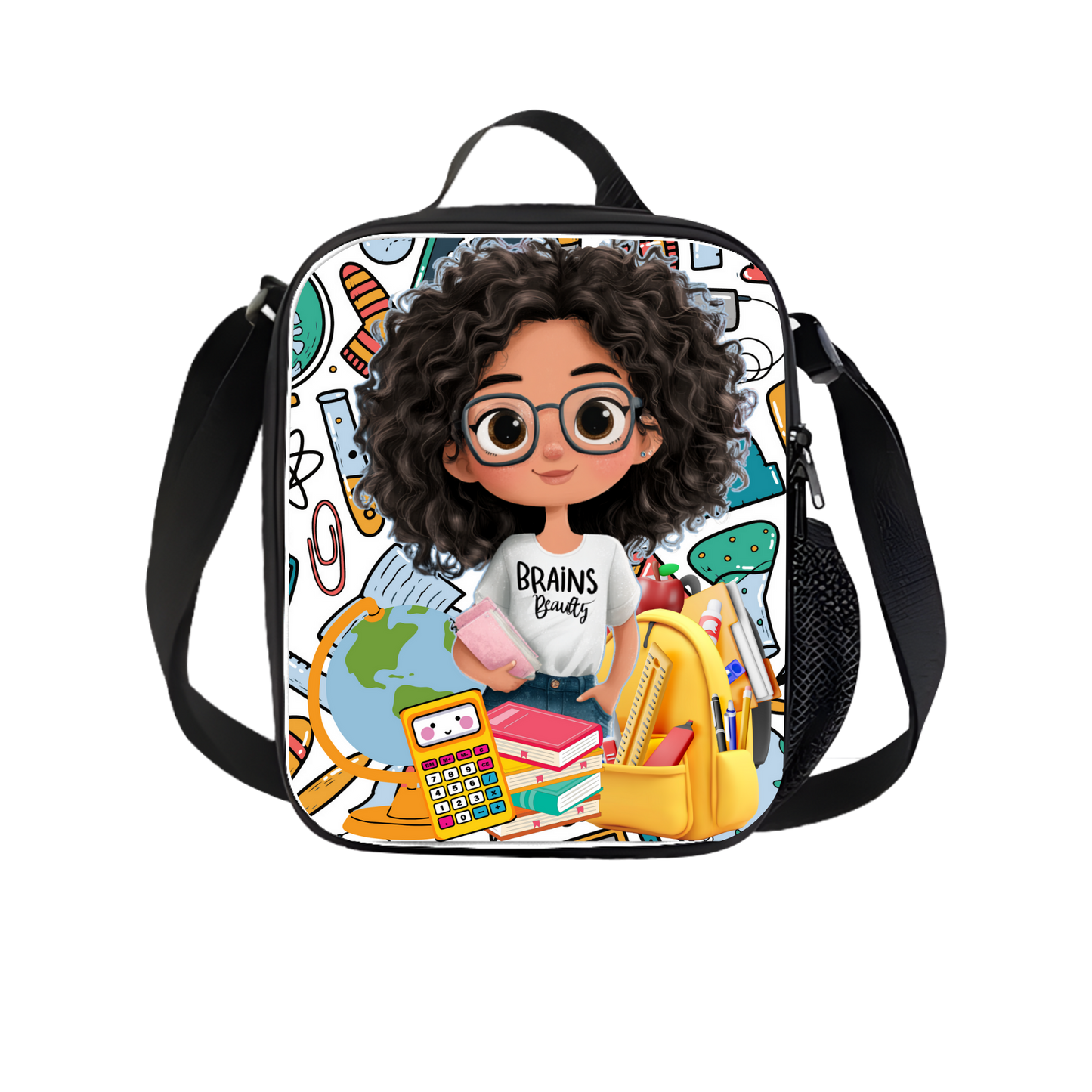 Brains & Beauty – Smart & Stylish Custom Backpack, Lunch Bag & Pencil Case Set