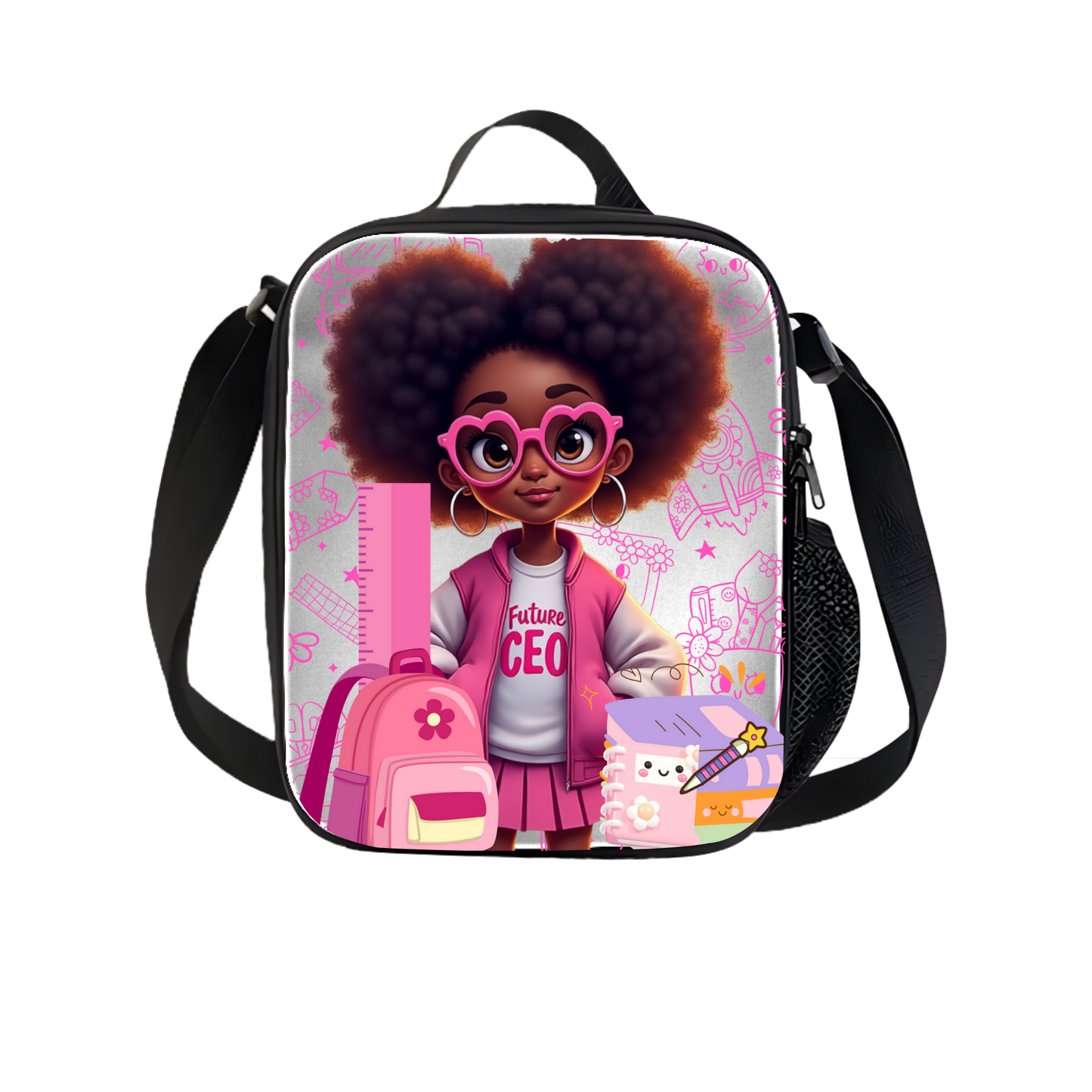 Future CEO – Girl Boss Custom Backpack, Lunch Bag & Pencil Case Set