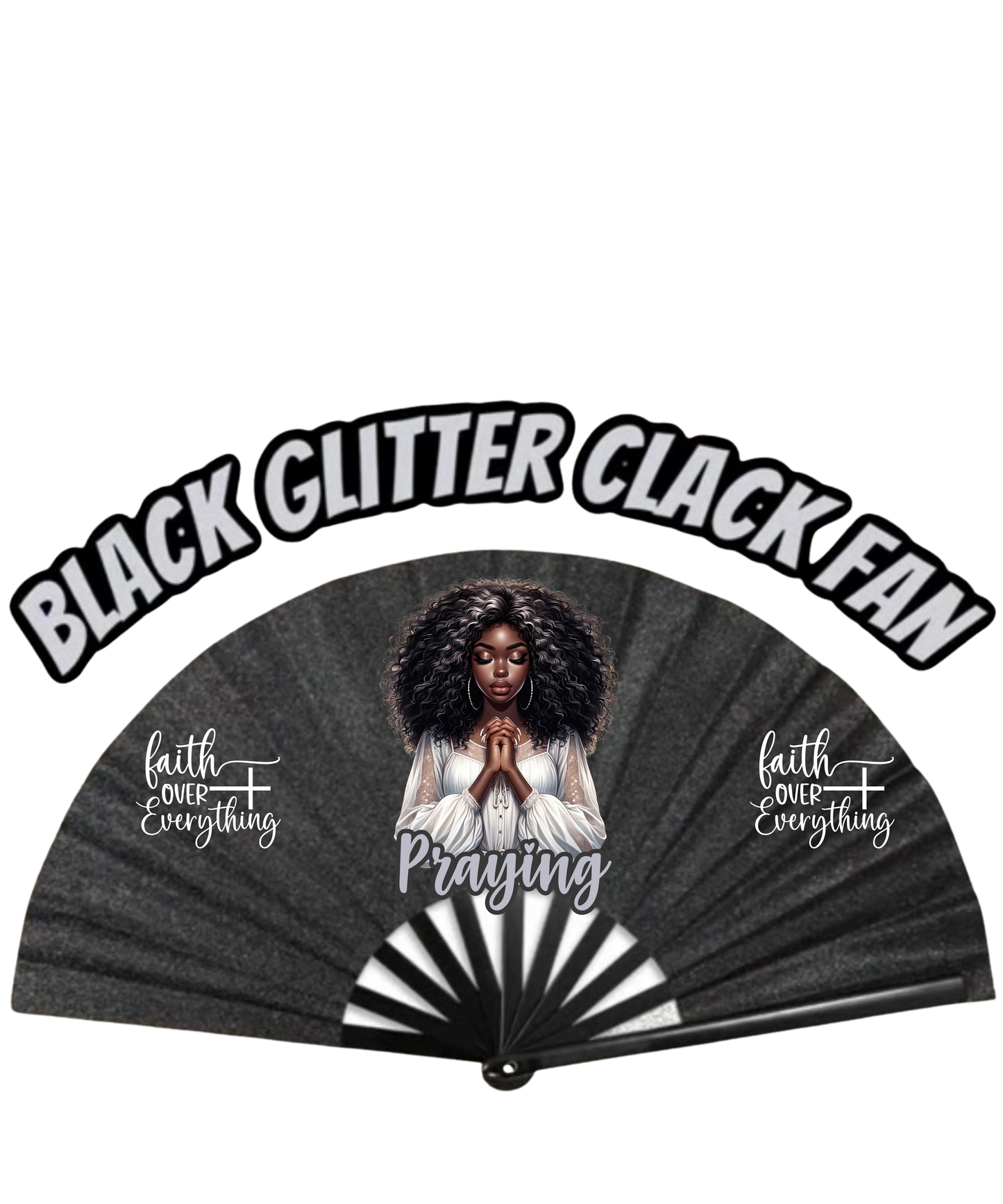 ✨ Glitter Clapping Fans – Faith & Fun in Every Clap! ✨