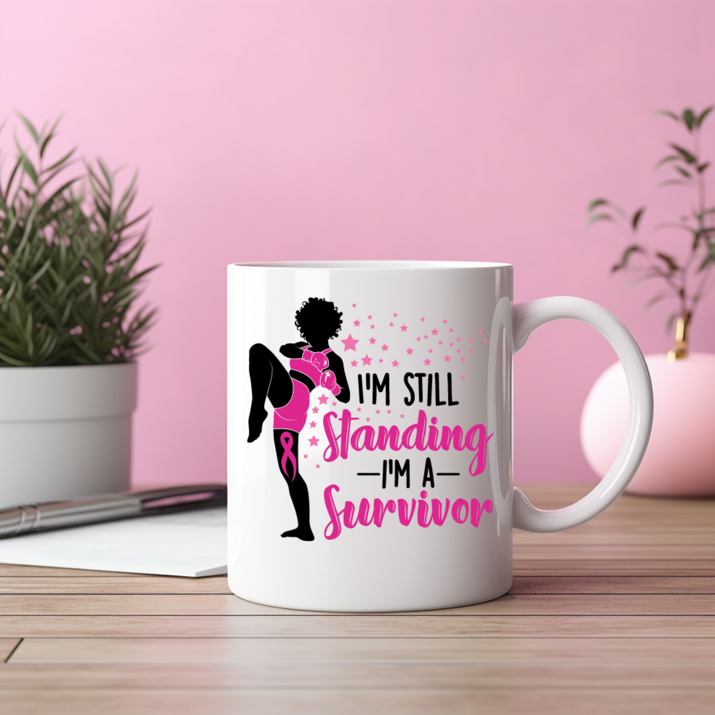 💖 I’m Still Standing, I’m a Survivor Mug