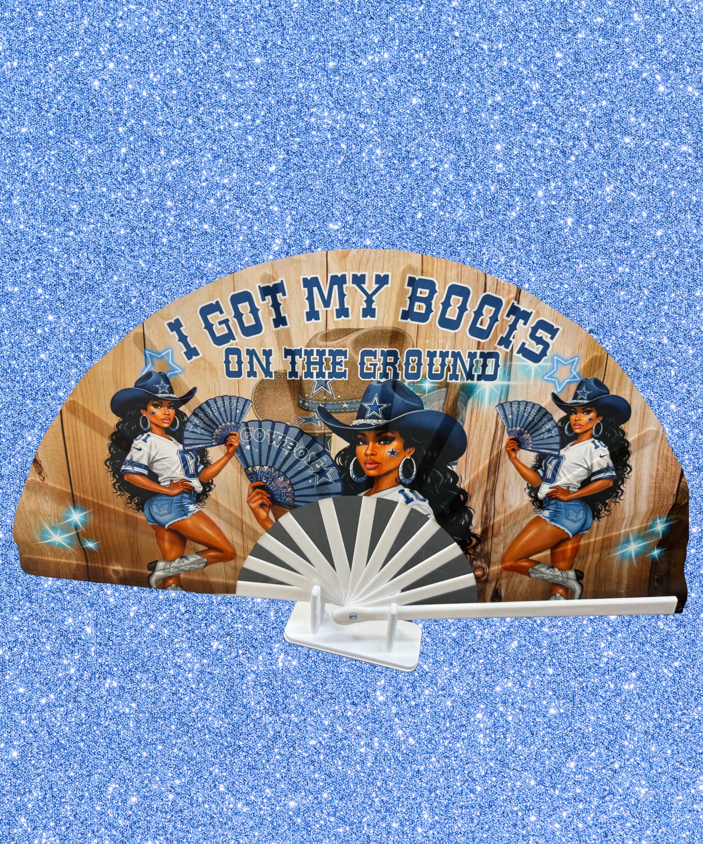 ⭐ Dallas Cowgirls - 💥 Where Them Fans At? 💥 Clapping Fan
