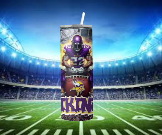 💜 SKOL Vikings Custom Tumbler – Game Day Pride