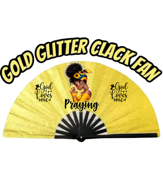 ✨ Glitter Clapping Fans – Faith & Fun in Every Clap! ✨