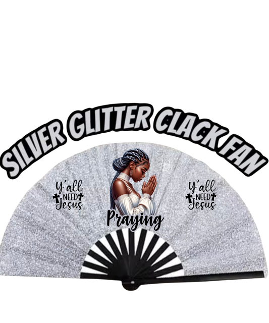 ✨ Glitter Clapping Fans – Faith & Fun in Every Clap! ✨