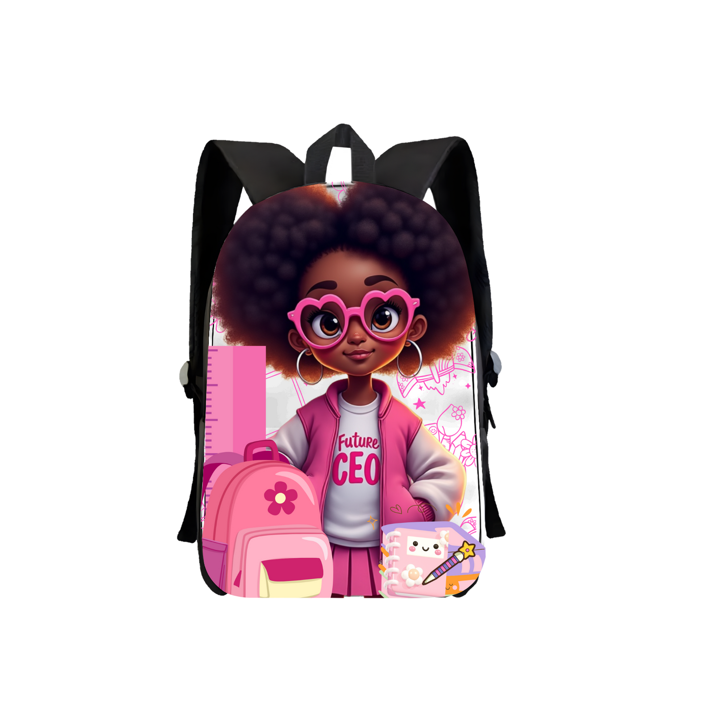 Future CEO – Girl Boss Custom Backpack, Lunch Bag & Pencil Case Set
