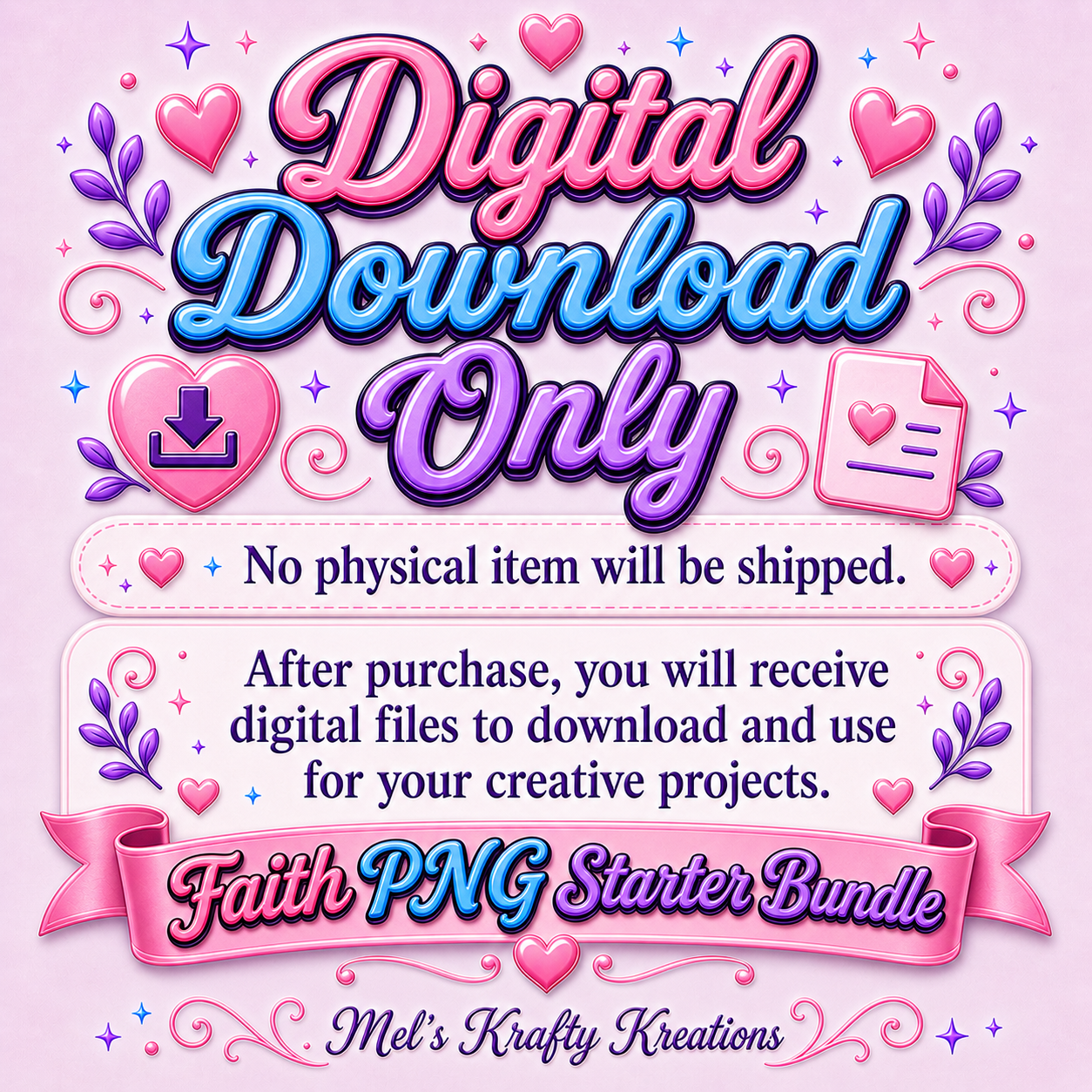 Faith PNG Starter Bundle – Digital Download