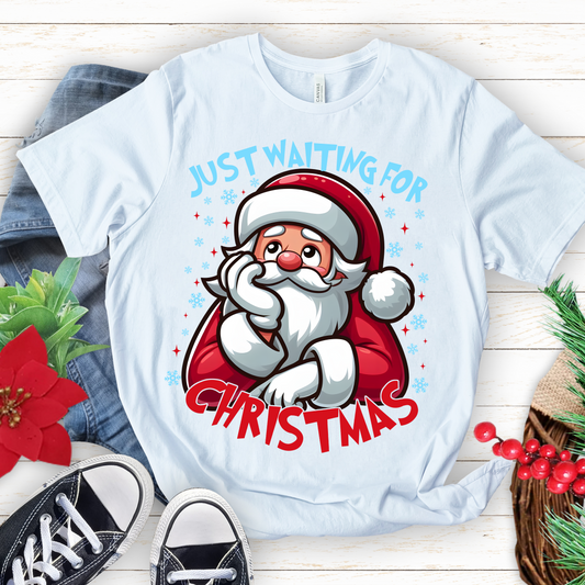 Just Waiting for Christmas T-Shirts are So cute for the little ones! Grabs yours Today!