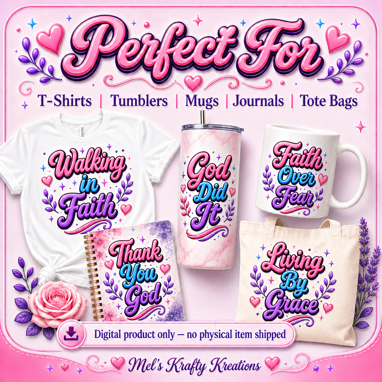 Faith PNG Starter Bundle – Digital Download